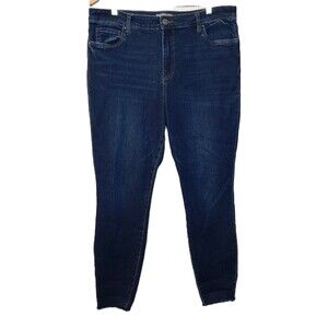 Kut From The Kloth Jeans Womens Size 16 Dark Wash Donna High Rise Ankle Skinny